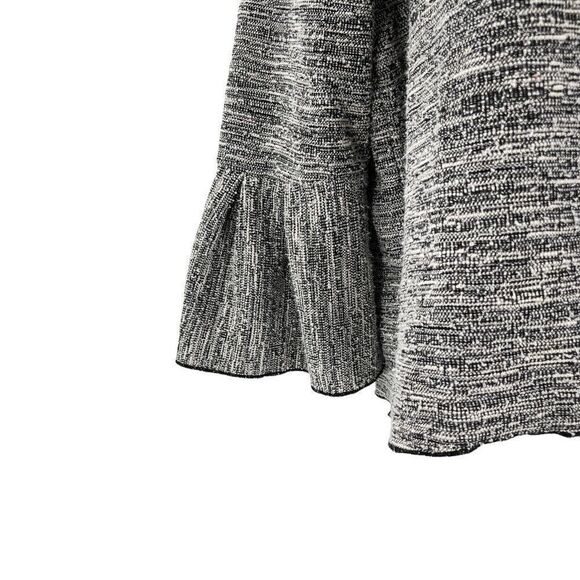 2/$30 Urban Outfitters Statement Bell Sleeve Solid Grey Gray Knit Sweater Top - Picture 6 of 7